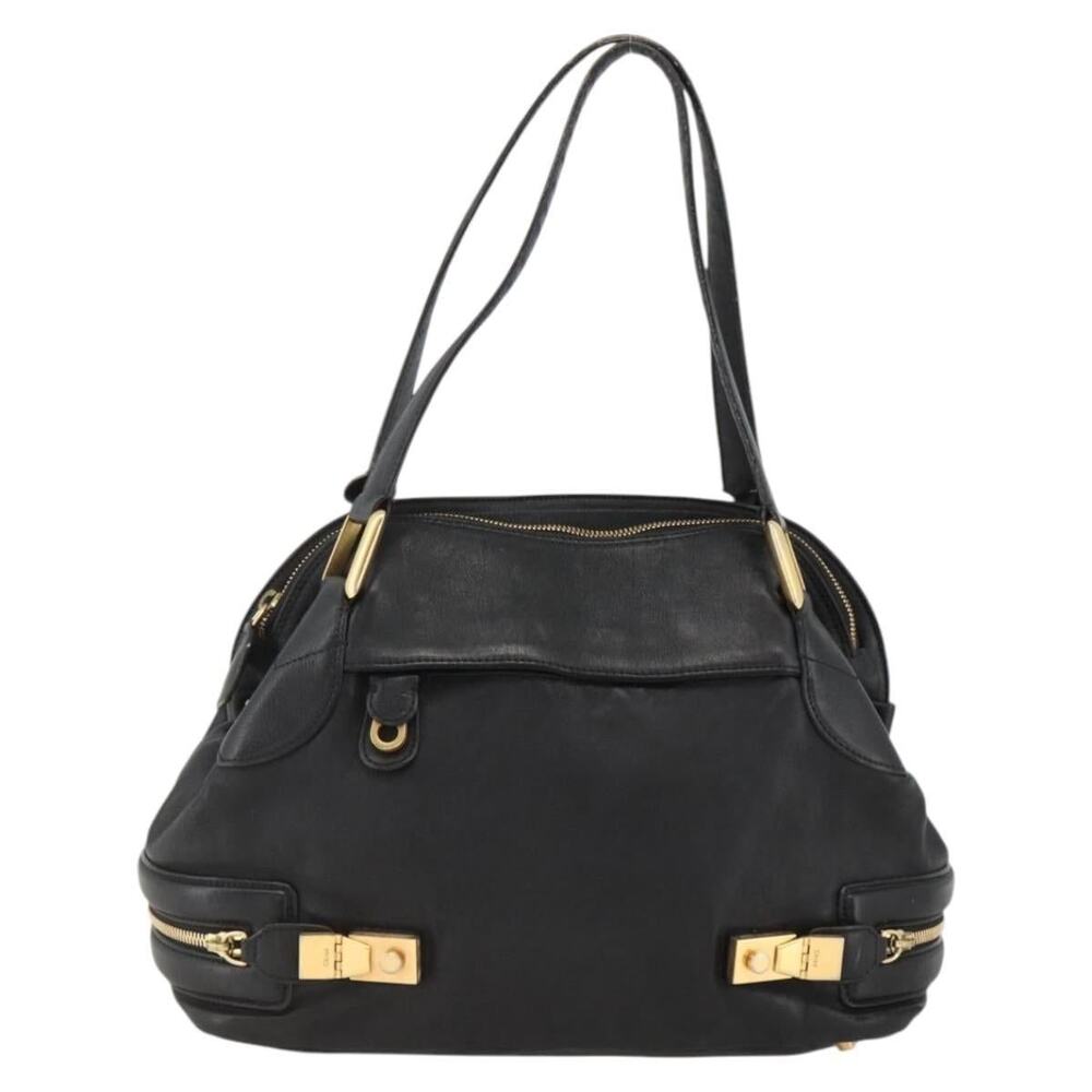Chloe Leather Handbag Black